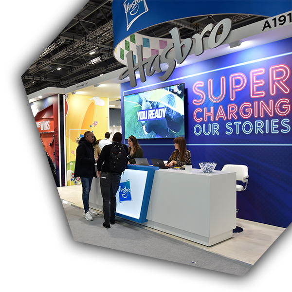 Hasbro booth meetings